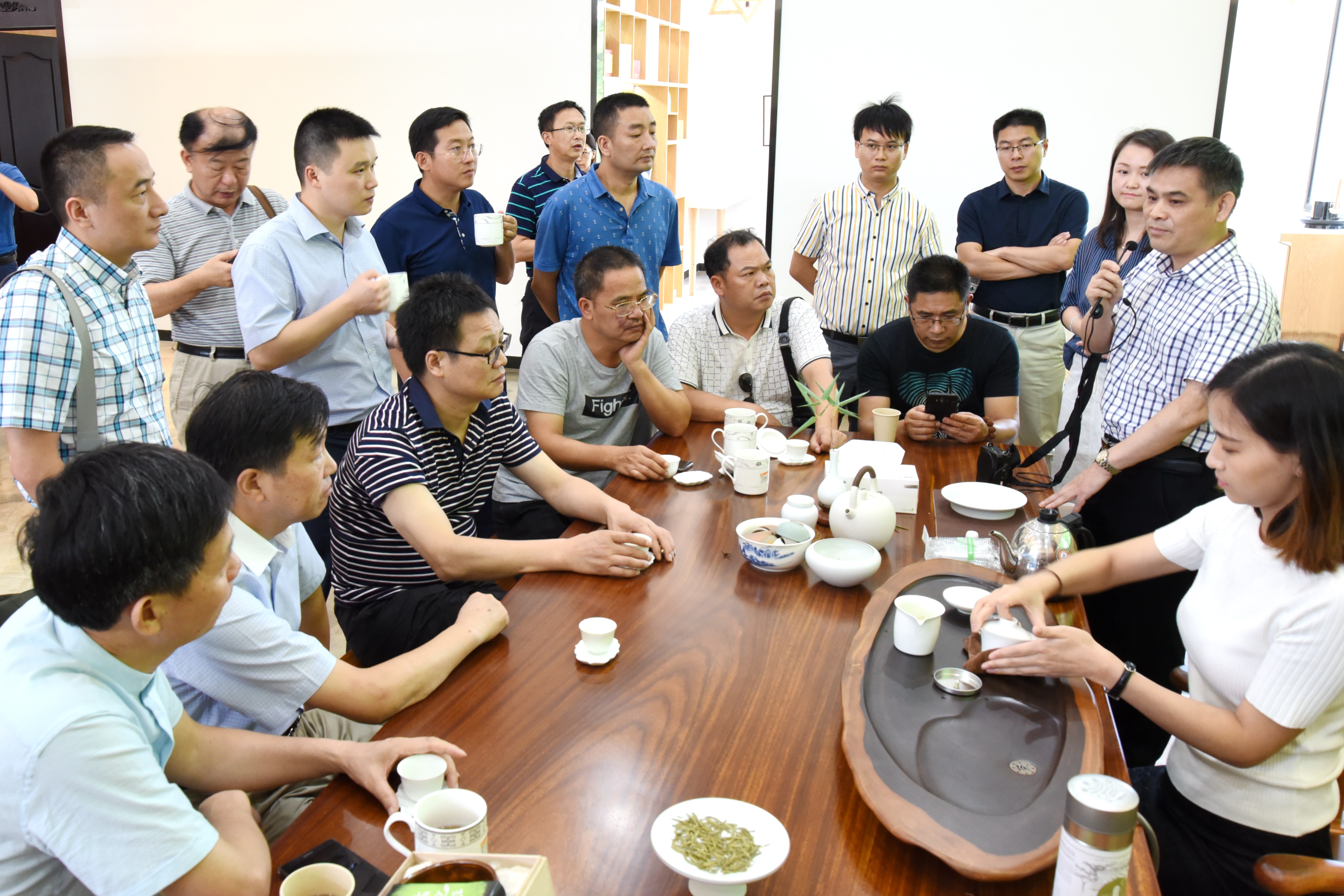 湖南省供销社一行考察B体育（中国）国际平台,B SPORTS特种茶中心