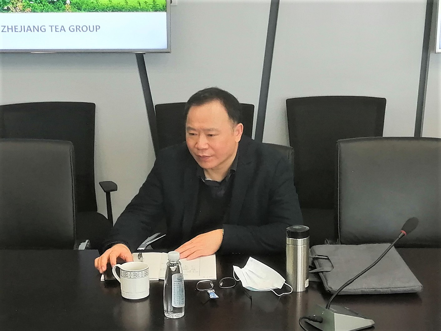 省兴合集团施建强总裁一行莅临B体育（中国）国际平台,B SPORTS特种茶中心调研