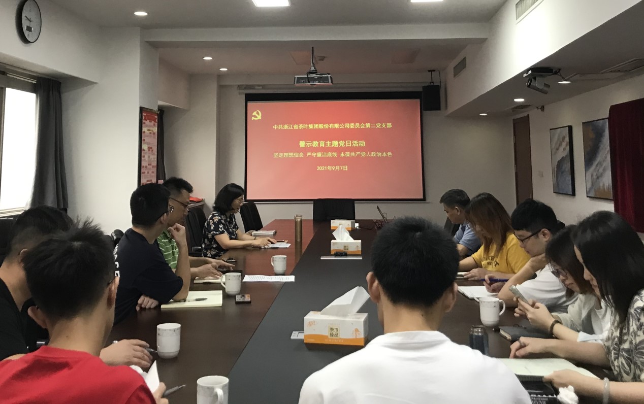 坚定理想信念 严守廉洁底线 永葆共产党人政治本色——B体育（中国）国际平台,B SPORTS第二党支部开展警示教育主题党日活动