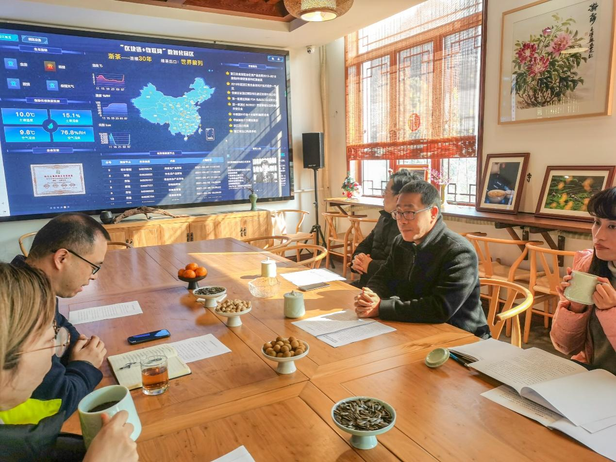 杭州西湖风景名胜区管理委员会副主任余金良一行到B体育（中国）国际平台,B SPORTS狮峰茶业公司考察调研