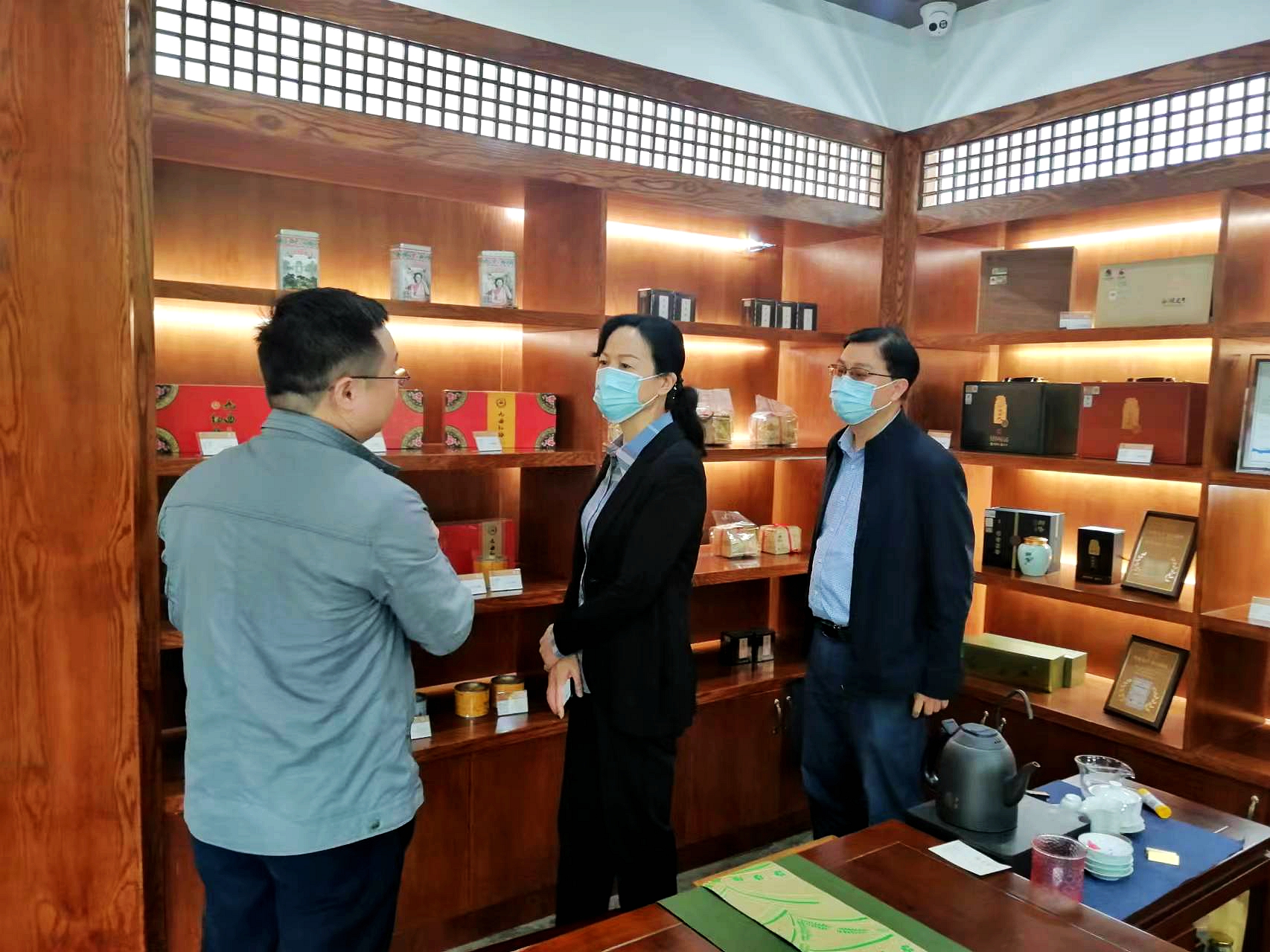 上城区政协黄爱芳主席一行来B体育（中国）国际平台,B SPORTS梅家坞体验中心考察