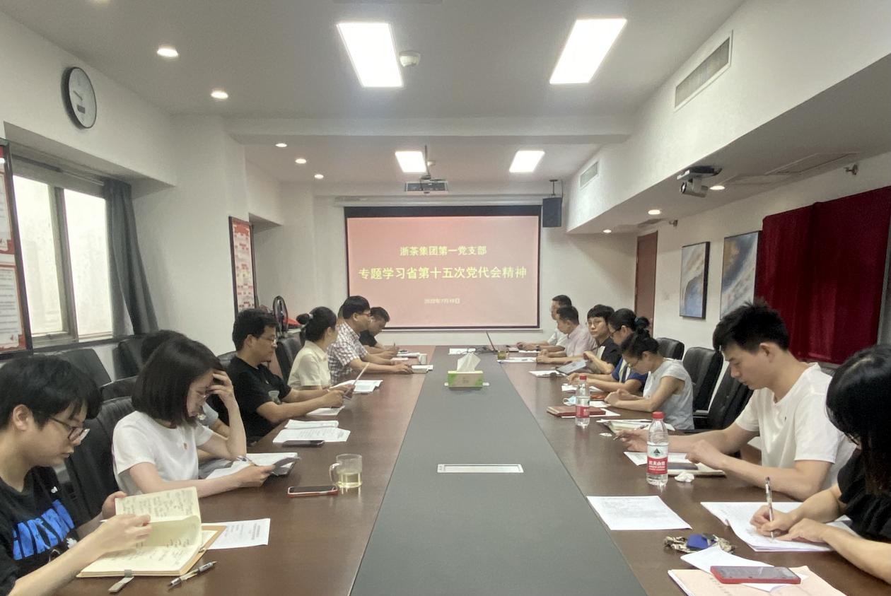 B体育（中国）国际平台,B SPORTS第一党支部组织召开学习省十五次党代会精神专题会