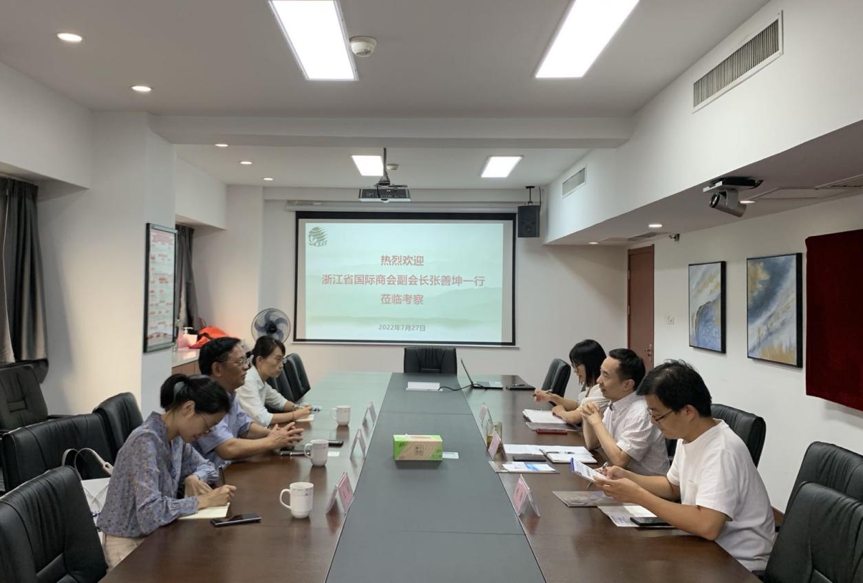浙江省国际商会副会长张善坤一行莅临B体育（中国）国际平台,B SPORTS考察